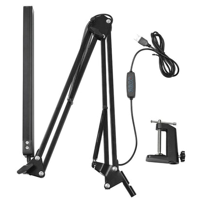 Foldable Clip On LED Desk Lamp Eye Protection Reading Lamp