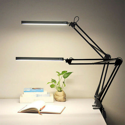 Foldable Clip On LED Desk Lamp Eye Protection Reading Lamp