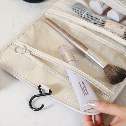 10Pcs Packing Cubes Travel Pouches Luggage Organizer Clothes Suitcase Storage Bag -Beige