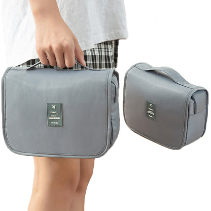 10Pcs Packing Cubes Travel Pouches Luggage Organizer Clothes Suitcase Storage Bag -Gray