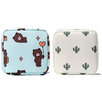 2Pcs Women Sanitary Napkin Storage Bags
