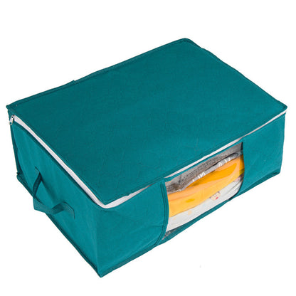 3 Piece Clothes Quilt Blanket Storage Bag - Blue