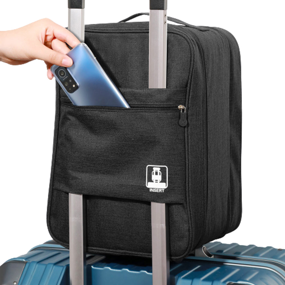 1Pcs Travel Shoe Storage Bag Holds 3 Pair of Shoes Large Black