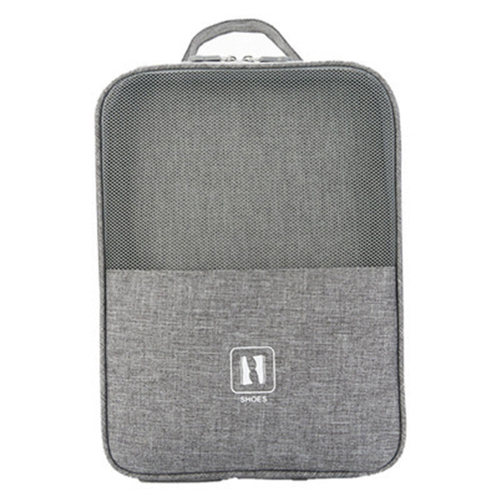 1Pcs Travel Shoe Storage Bag Holds 3 Pair of Shoes Large Grey