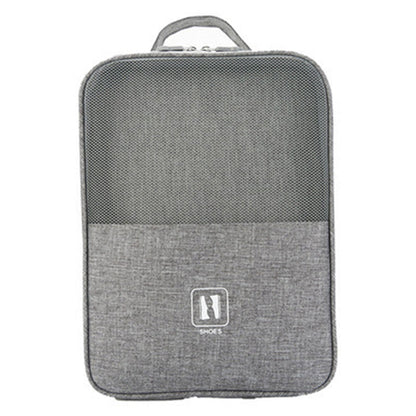1Pcs Travel Shoe Storage Bag Holds 3 Pair of Shoes Large Grey