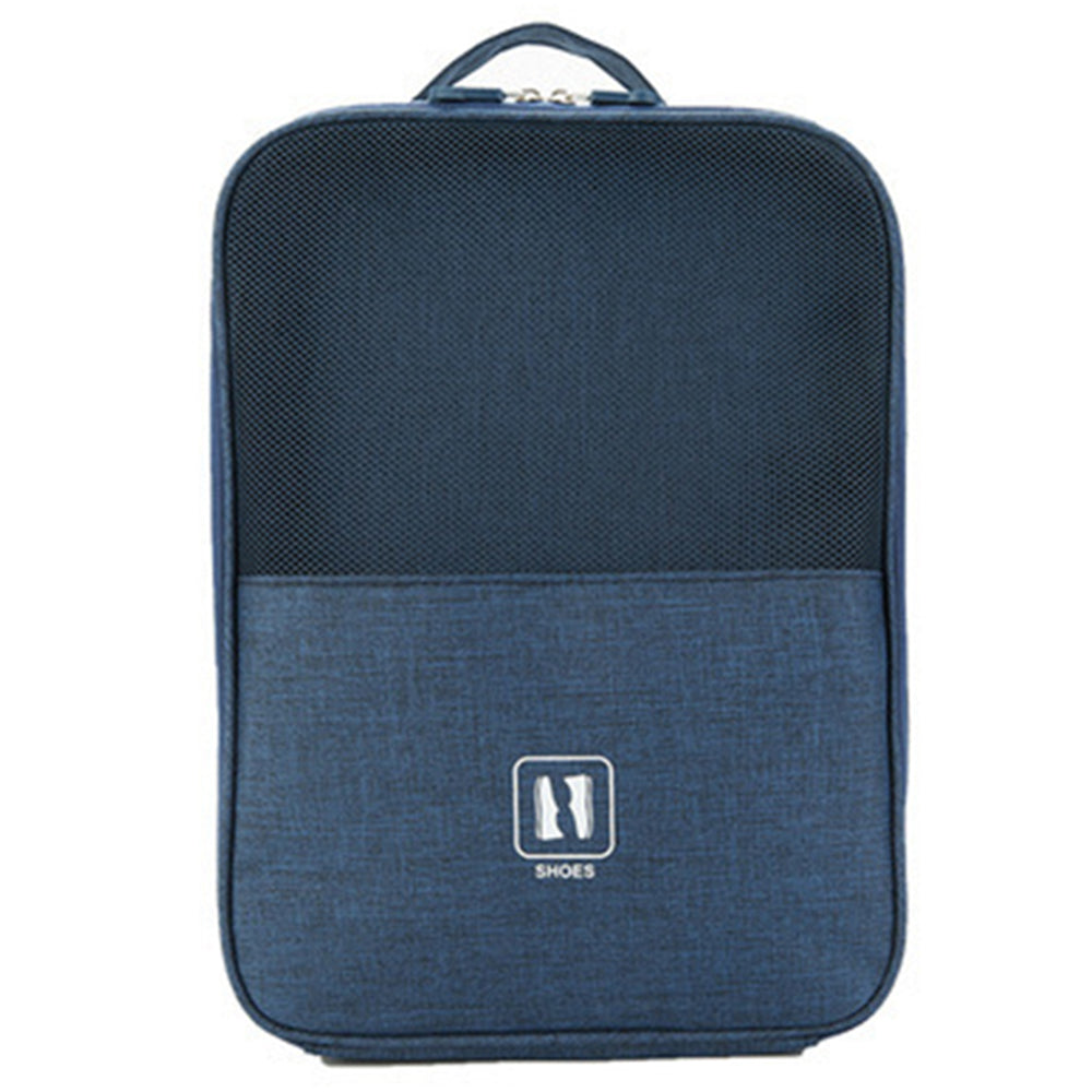 1Pcs Travel Shoe Storage Bag Holds 3 Pair of Shoes Large Navy Blue