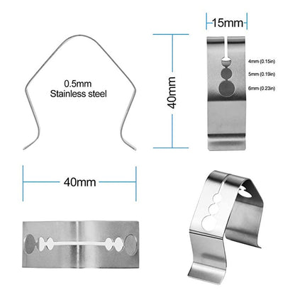 6-Piece Set Barbecue Probe Clips Meat Clip BBQ Grill Probe Holders