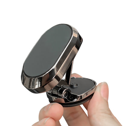 Magnetic Car Phone Holder 360 Rotating Folding Cell Phone Mount Stick for Universal Phones Car Mount -Black
