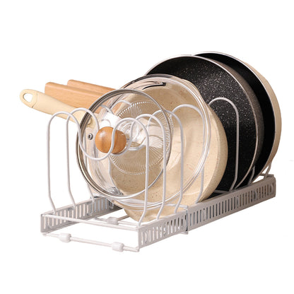 Retractable Pot Lid Organizer Holder Kitchen Organizer