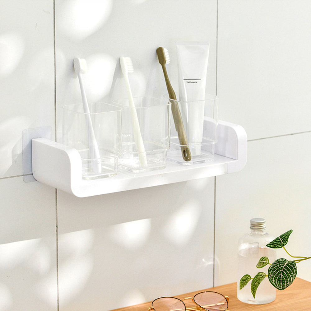 Bathroom Shower Shelf Storage Rack Wall Mounted Organizer Holder