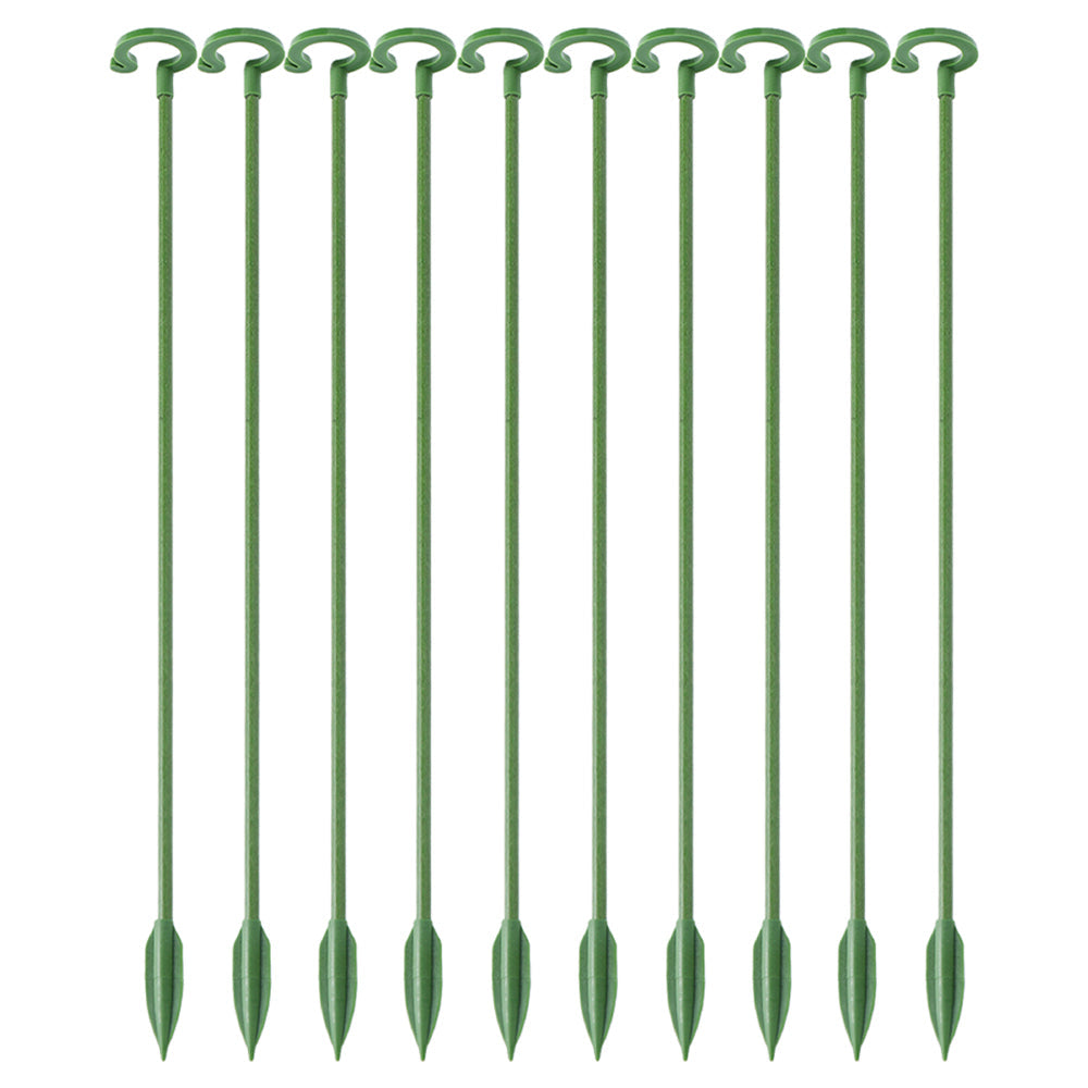 10Pcs Set 17cm Plant Support Stakes Garden Single Stem Flower Support Stake Rings