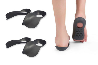 2 Pairs Orthotic Insoles For Plantar Fasciitis High Arch Support Shoe Inserts Men Women