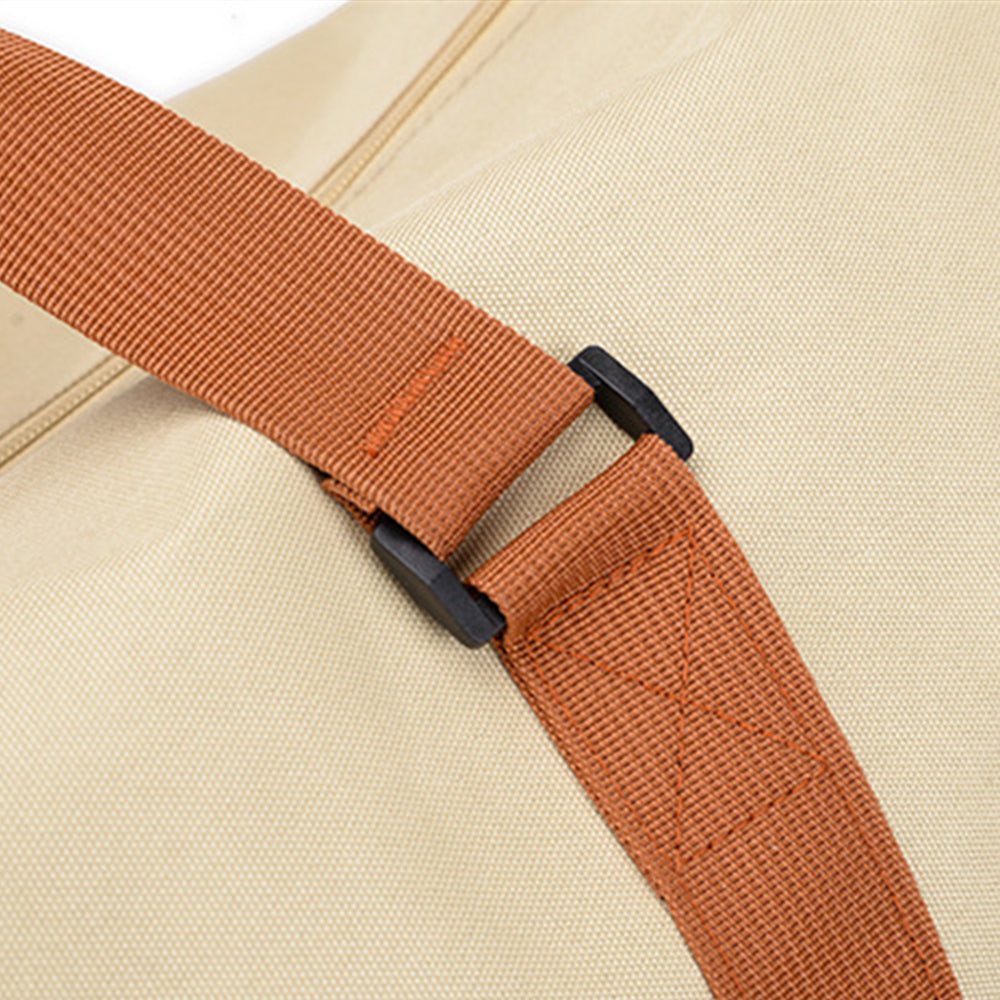 Portable Duffel Bag Travel Bag Toiletry Wash Organizer Pouch Travel Holdall Bag -Khaki
