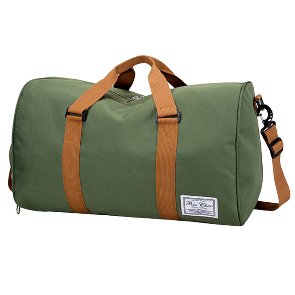 Portable Duffel Bag Travel Bag Toiletry Wash Organizer Pouch Travel Holdall Bag -Army green