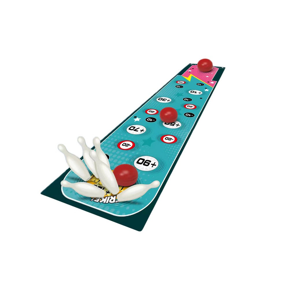 Tabletop Curling Bowling Game Portable Board Desk Gaming Toy Set for Family Kids Adults -Style 1