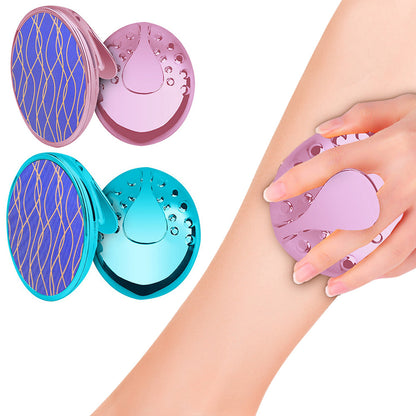 2X Painless Physical Hair Removal Tool Blue Rose Red