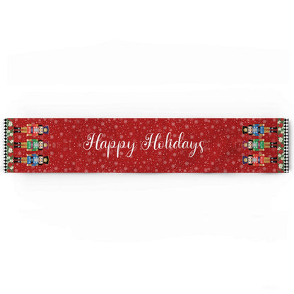 Nutcrackers Table Runner Christmas Kitchen Dining Table Decoration Nutcracker Soldier Table Clothes -Style 1