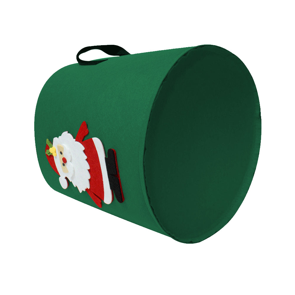 2Pcs Christmas Printed 7 Gallon Potato Grow Bags Non Woven Vegetable Planting Bags