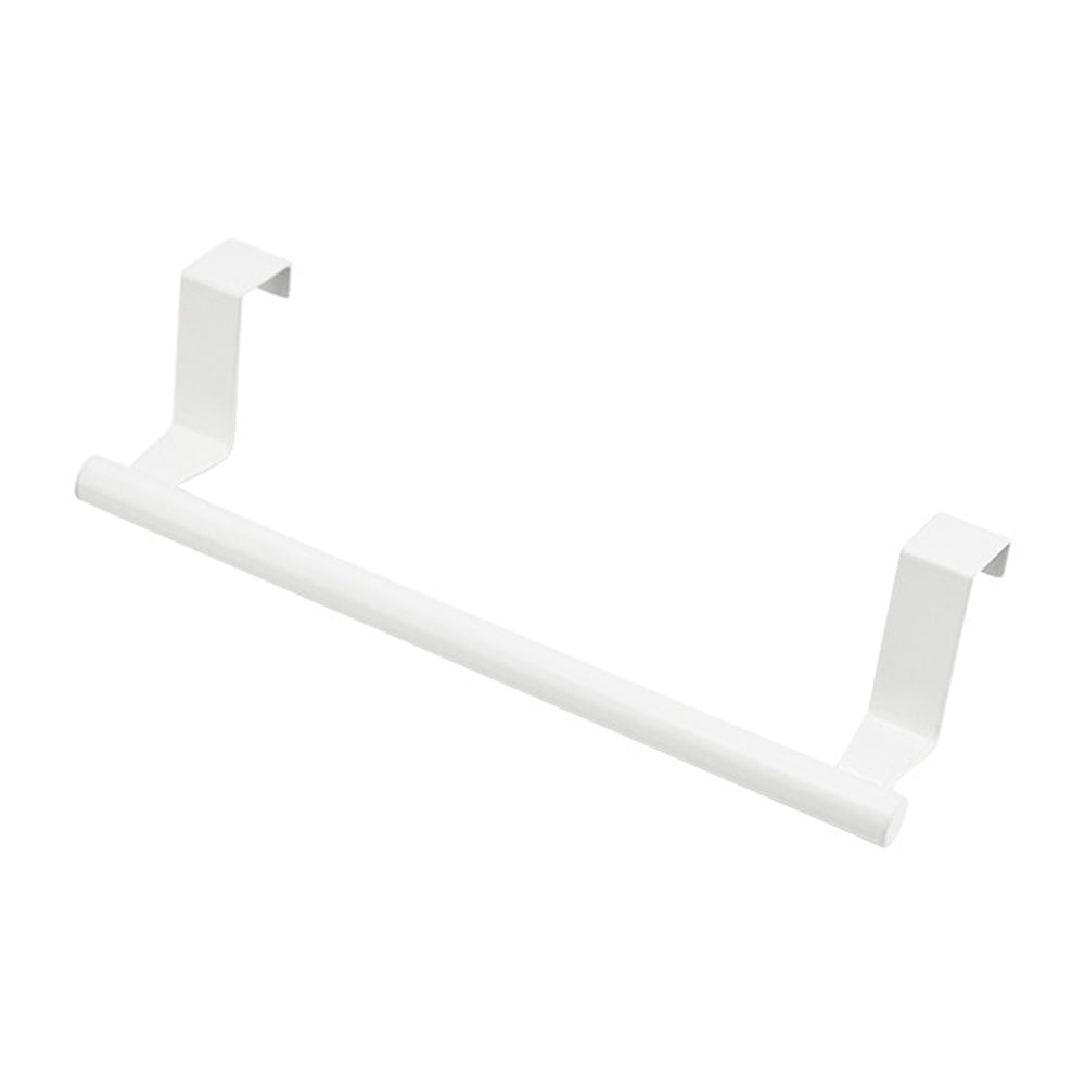 Towel Rack Stainless Steel Over Door Bar Holders Towel Rack - White