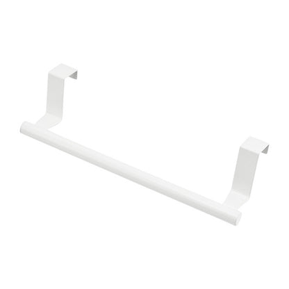 Towel Rack Stainless Steel Over Door Bar Holders Towel Rack - White