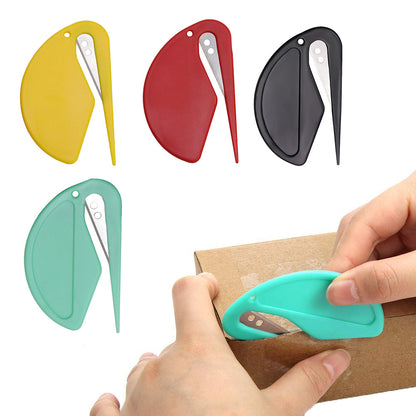 3Pcs Plastic Letter Openers Envelope Slitters Paper Knife Random Color