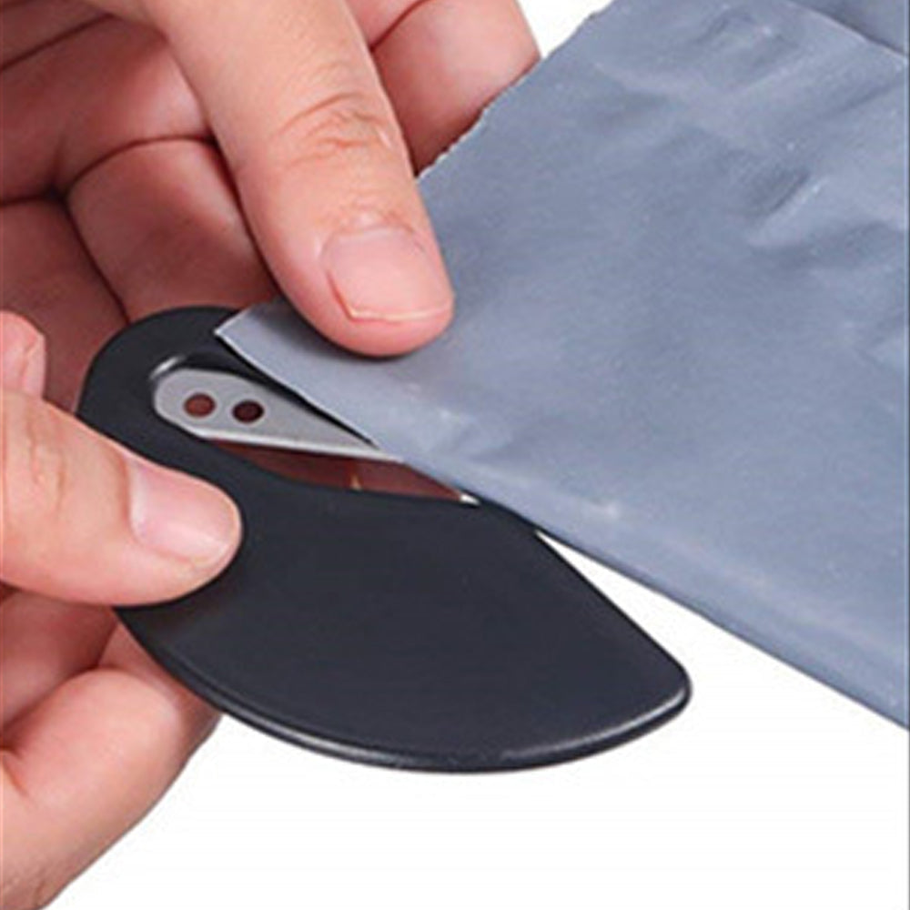 3Pcs Plastic Letter Openers Envelope Slitters Paper Knife Random Color