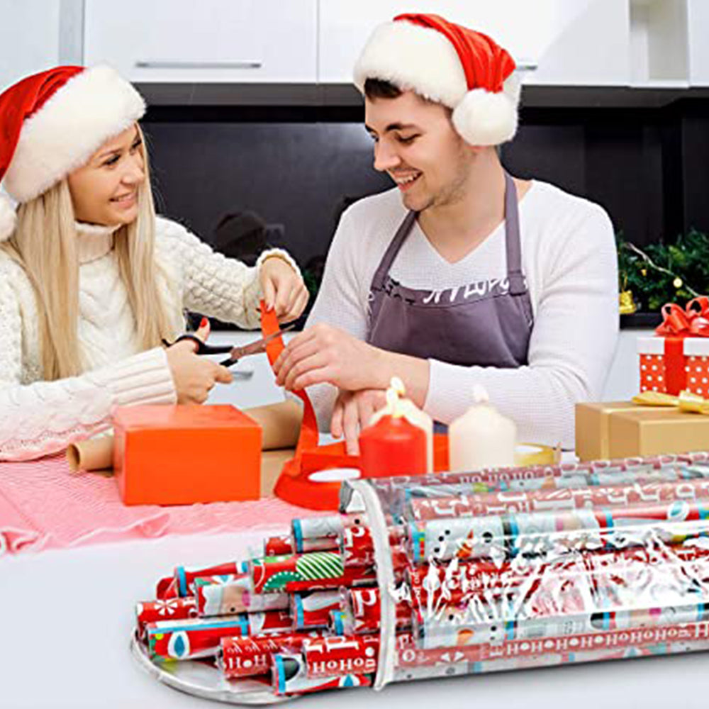 Gift Wrapping Paper Roll Storage Bags Christmas Wrapping Paper Organizer Container