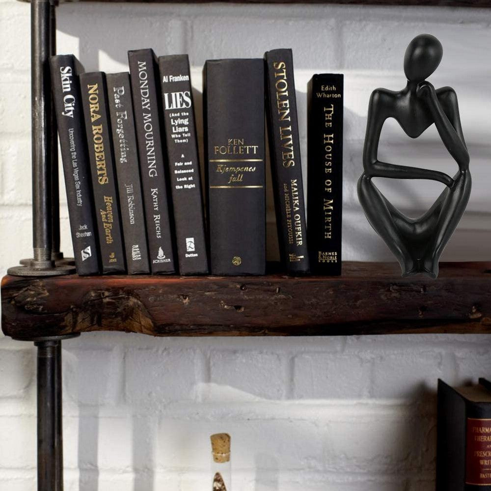 2X Thinker Statue Sculpture Desktop Resin Ornaments Style 1 and 2