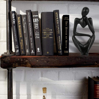 2X Thinker Statue Sculpture Desktop Resin Ornaments Style 1 and 2