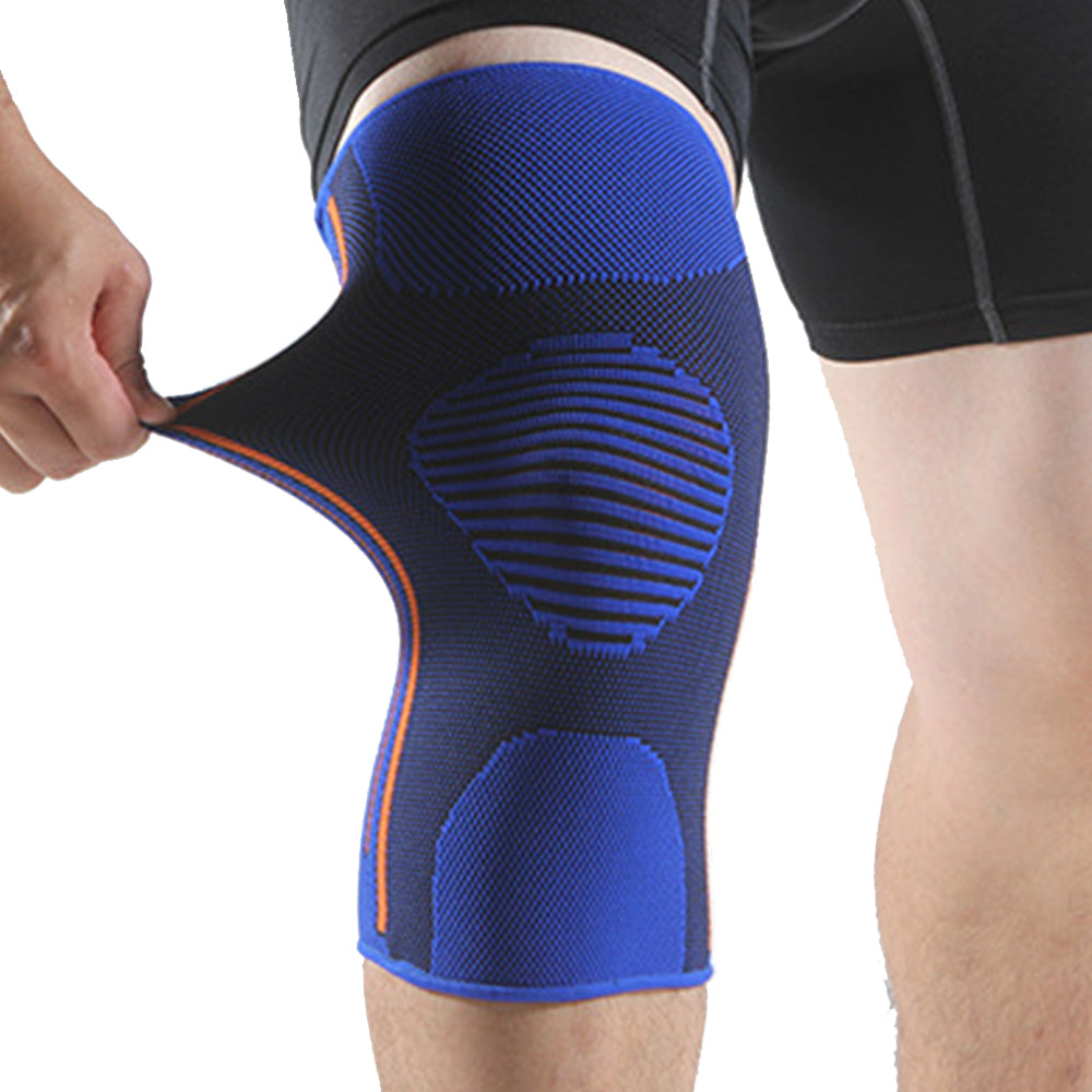 Pair of Knee Brace Sport Knee Sleeve Knee Pad Blue