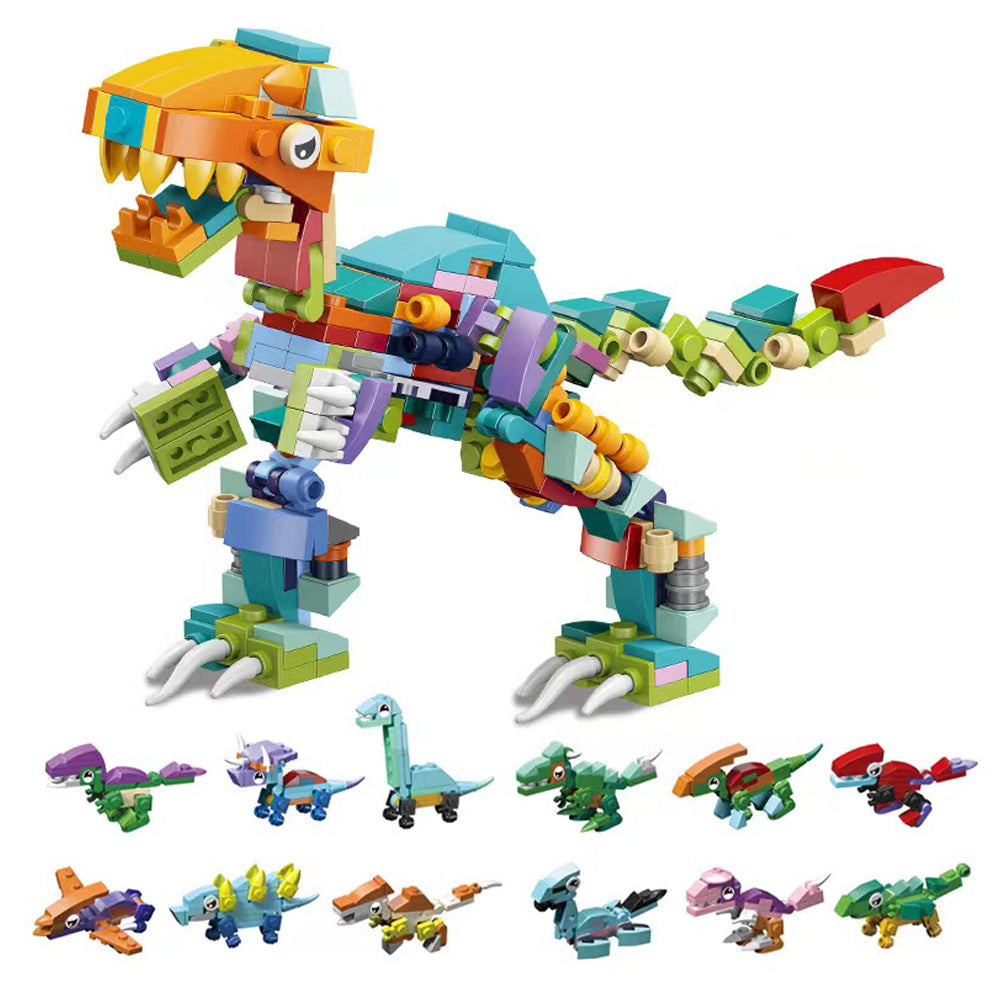 Christmas Advent Calendar with Animal Building Blocks Countdown Calendar Dinosaur Insect Toys -Style 2