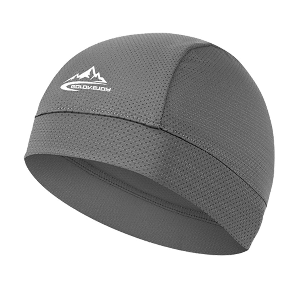 2X Skull Cap Helmet Liner Beanie Running Cycling Cooling Hats Black Grey