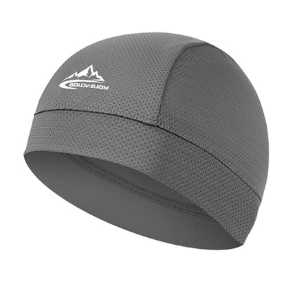 2X Skull Cap Helmet Liner Beanie Running Cycling Cooling Hats Black Grey