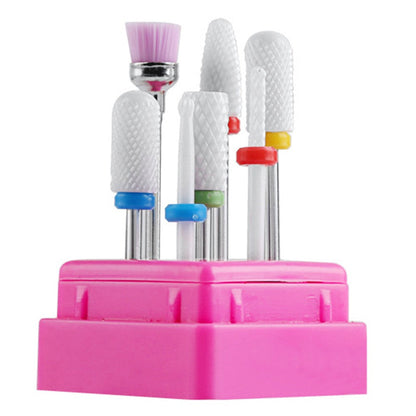 7pcs Nail Art Grinding Drill Bits Manicure Pedicure Nail Tools