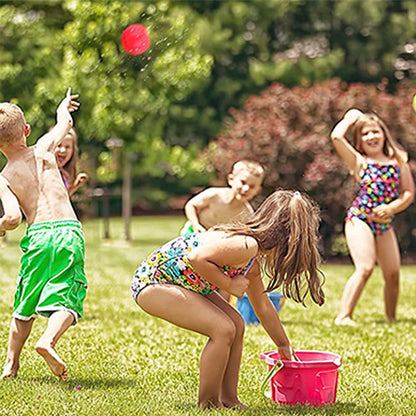 16Pcs Reusable Water Balls Quick Fill Water Balloons Bombs Water Fight Toy for Kids Adults