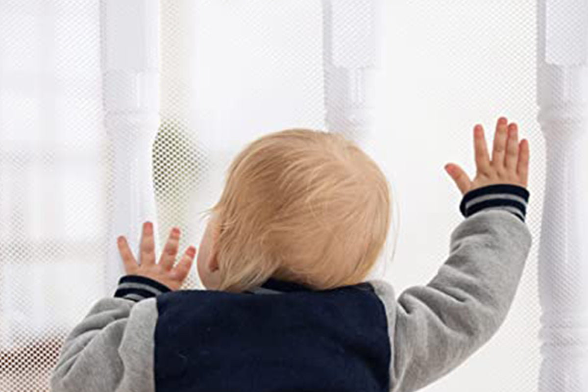 Stair Net 3M Home Banister Protective Fine Mesh for Kid Safety Child Secure Guard-White