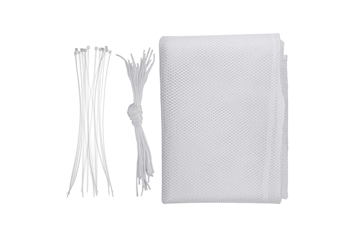 Stair Net 3M Home Banister Protective Fine Mesh for Kid Safety Child Secure Guard-White