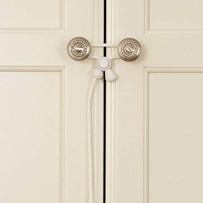 5Pcs Baby Safety Cabinet Locks Rope Child Safety Cabinet Latches Door Locks for Home Safety