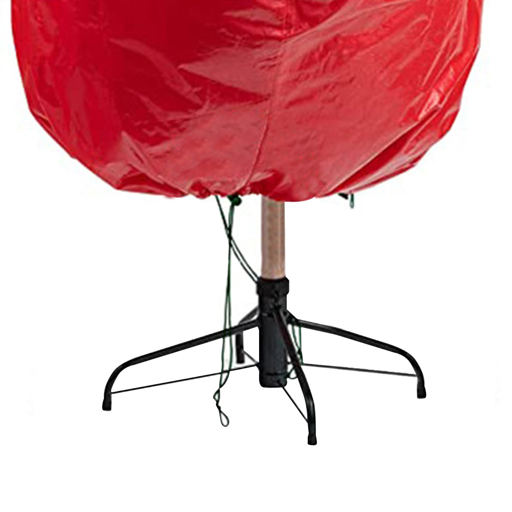 Upright Christmas Tree Storage Bag Christmas Tree Canvas Storage Cover Bag -Red