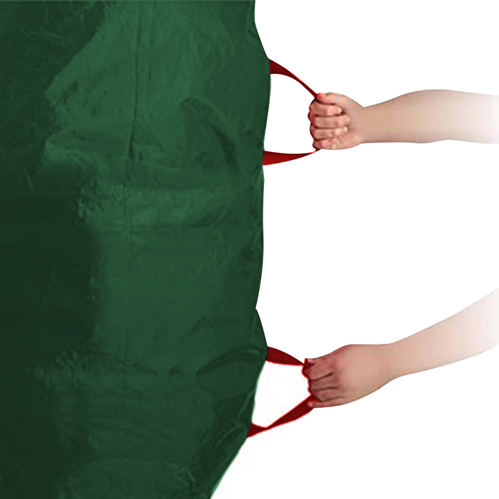 Upright Christmas Tree Storage Bag Christmas Tree Canvas Storage Cover Bag -Green