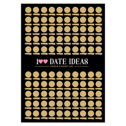 100 Dates Scratch off Bucket List Poster Couple Dating Valentines Birthday Gift