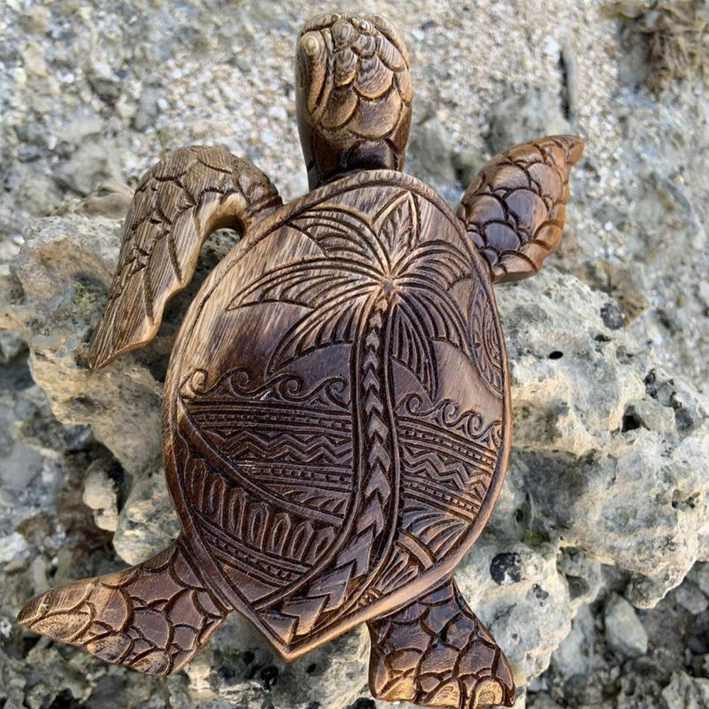 Sea Turtle Figurine Statue Tortoise Sculptures Indoor Outdoor Home Garden Decor Ornament