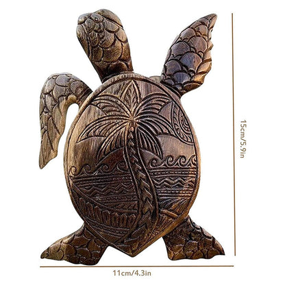 Sea Turtle Figurine Statue Tortoise Sculptures Indoor Outdoor Home Garden Decor Ornament