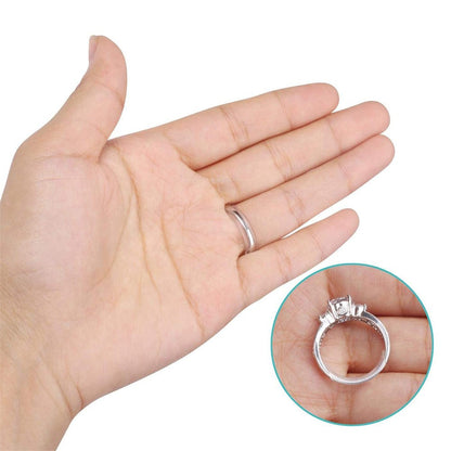 8Pcs Ring Size Reducer Resizer Adjuster Clip Guard Invisible Tools