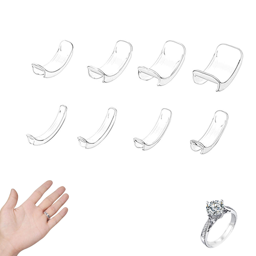16Pcs Invisible Ring Size Reducer Adjuster Spacer for Men Women