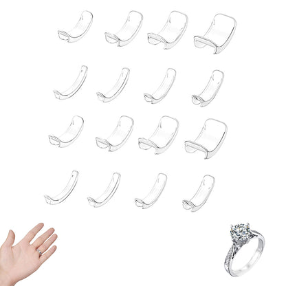 16Pcs Invisible Ring Size Reducer Adjuster Spacer for Men Women