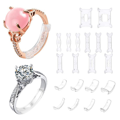 16Pcs Invisible Ring Size Reducer Adjuster Spacer for Men Women