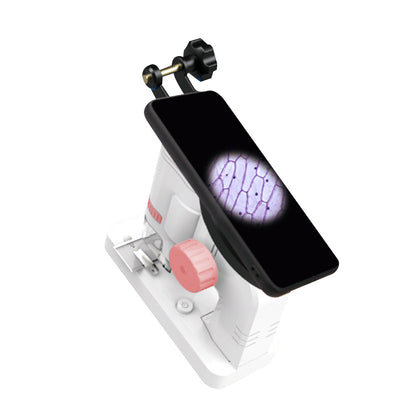 Toy Microscope Portable 80X-200XMagnification BeginnerLearning EducationToy with Basefor Toddler Child-Pink