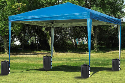 Heavy Duty Portable Canopy Water Weights Bag Windproof for Pop up Canopy, Tent, Gazebo-Black