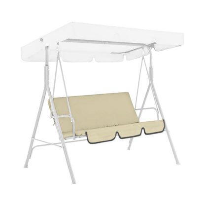 2 X For 3 Seater Swing Chair Water Resistant Seat Cover Garden Yard Chair Cushion